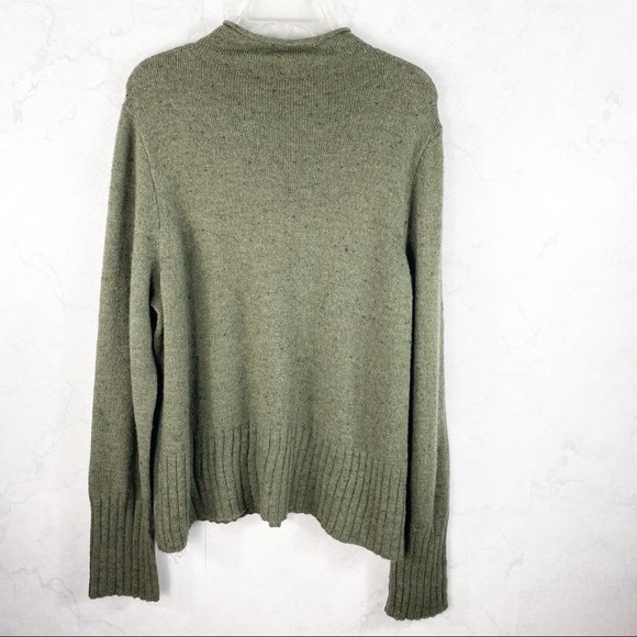[Madewell] Olive Green Knit Turtleneck Sweater - Picture 7 of 8